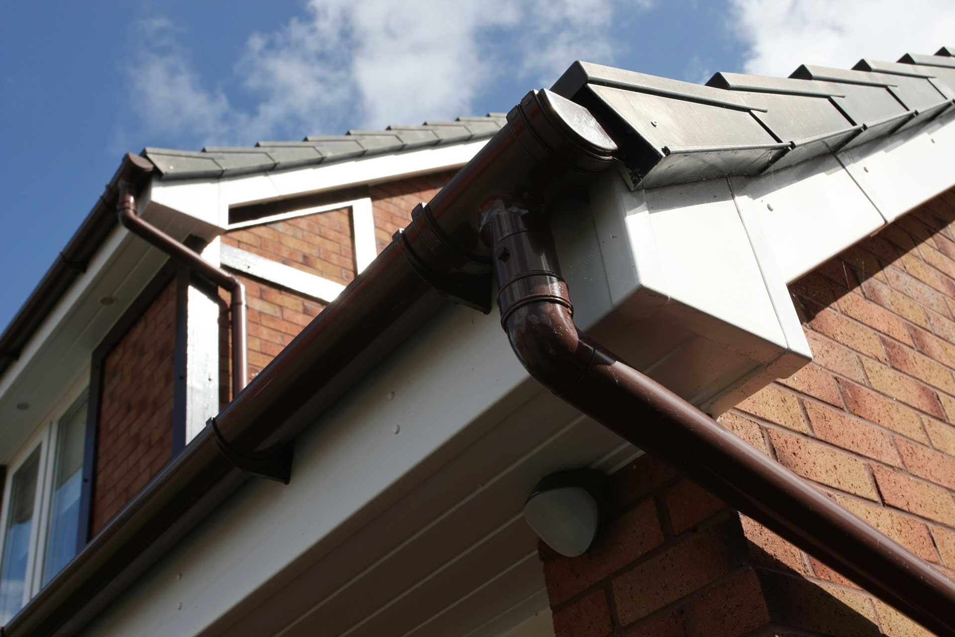 dark finish guttering