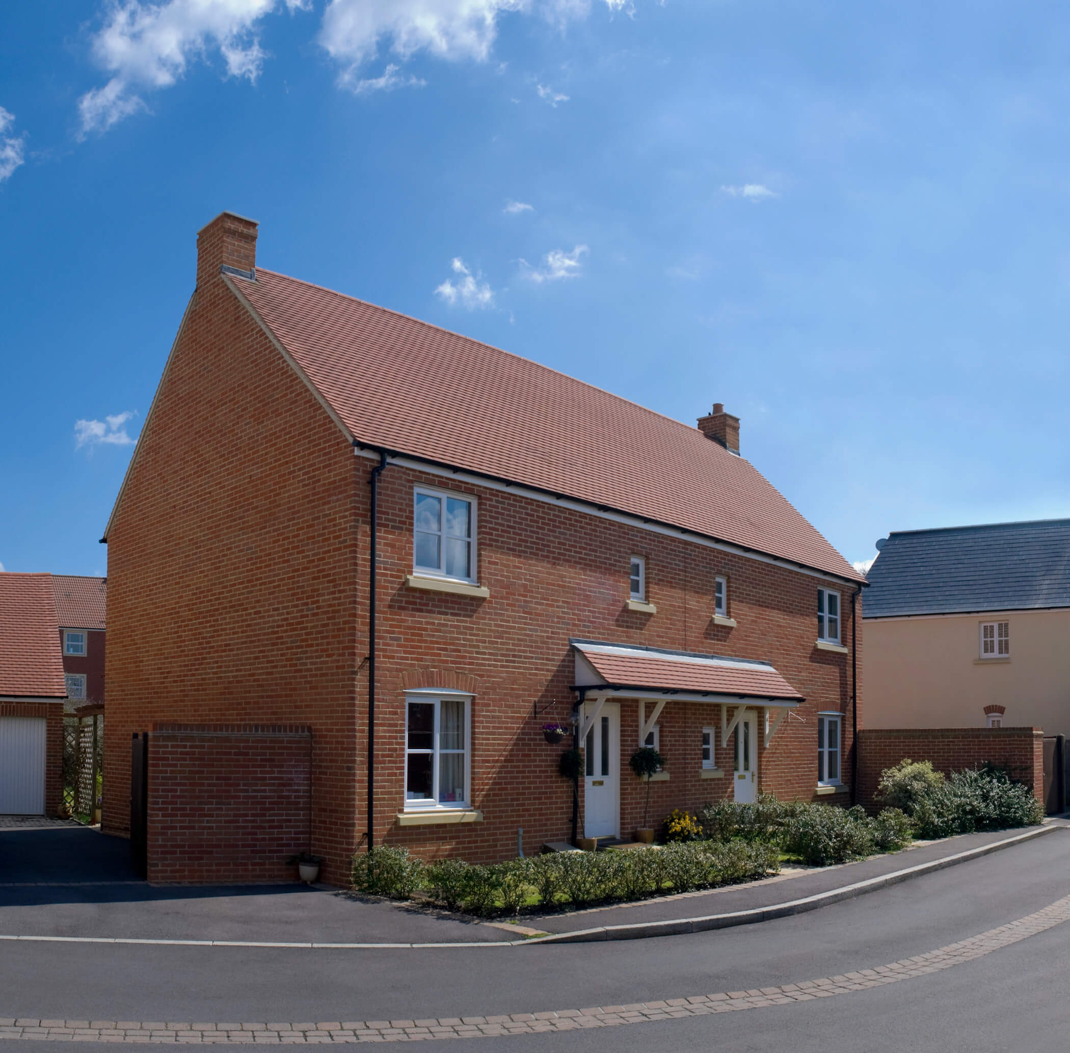 house with upvc windows