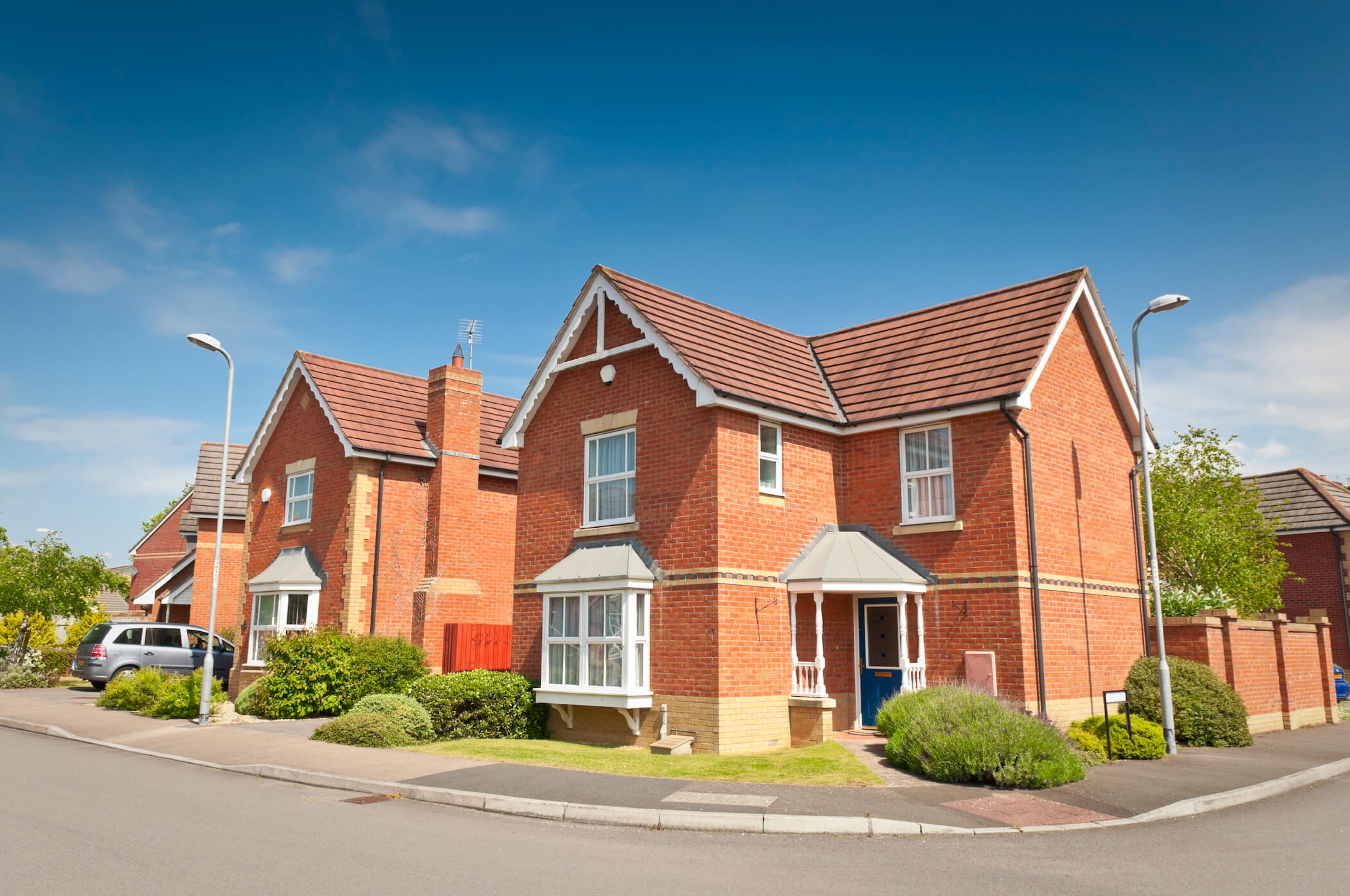 modern housing development