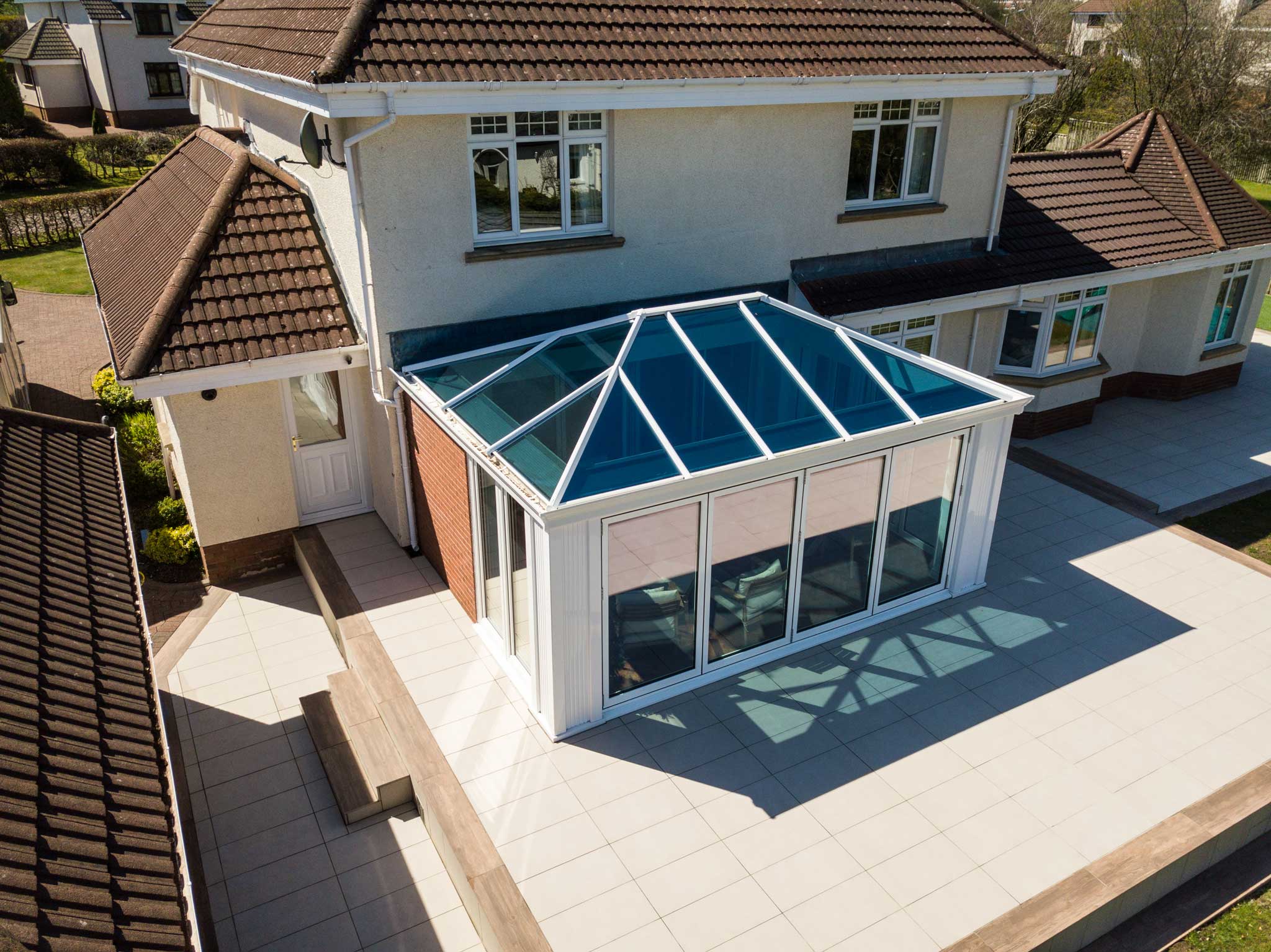 modern style finish orangery