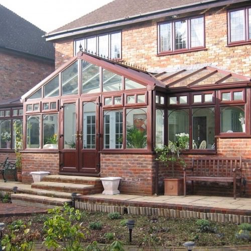 t shaped conservatory