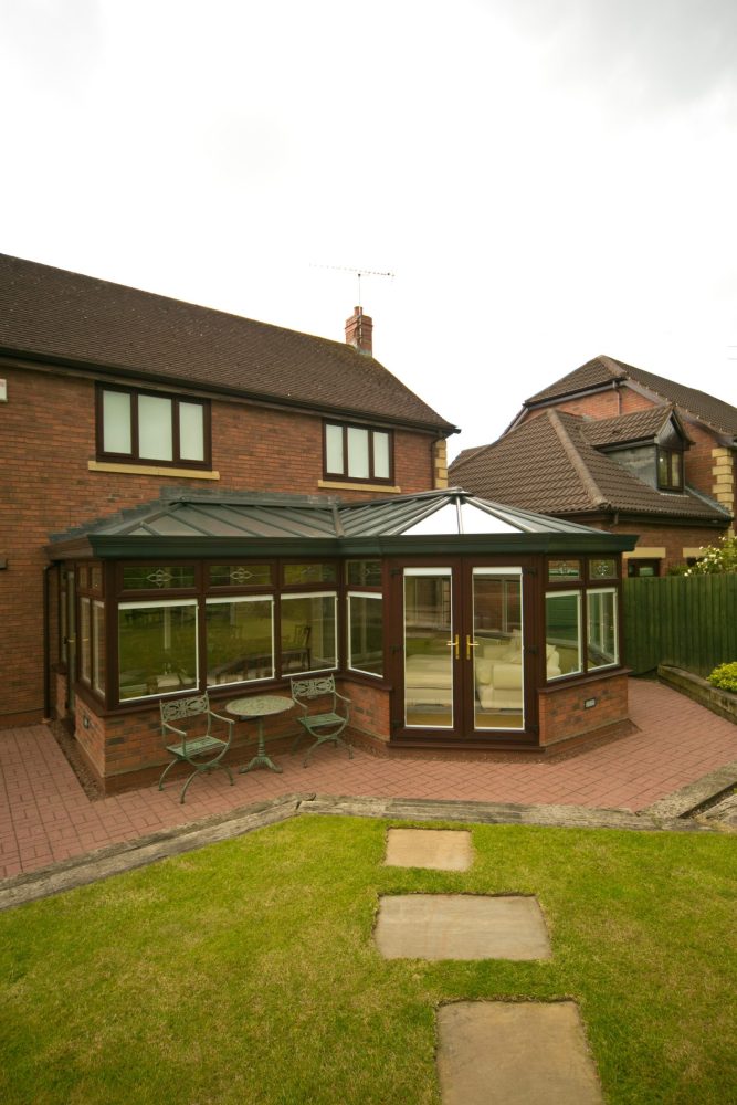 A P-Shape conservatories