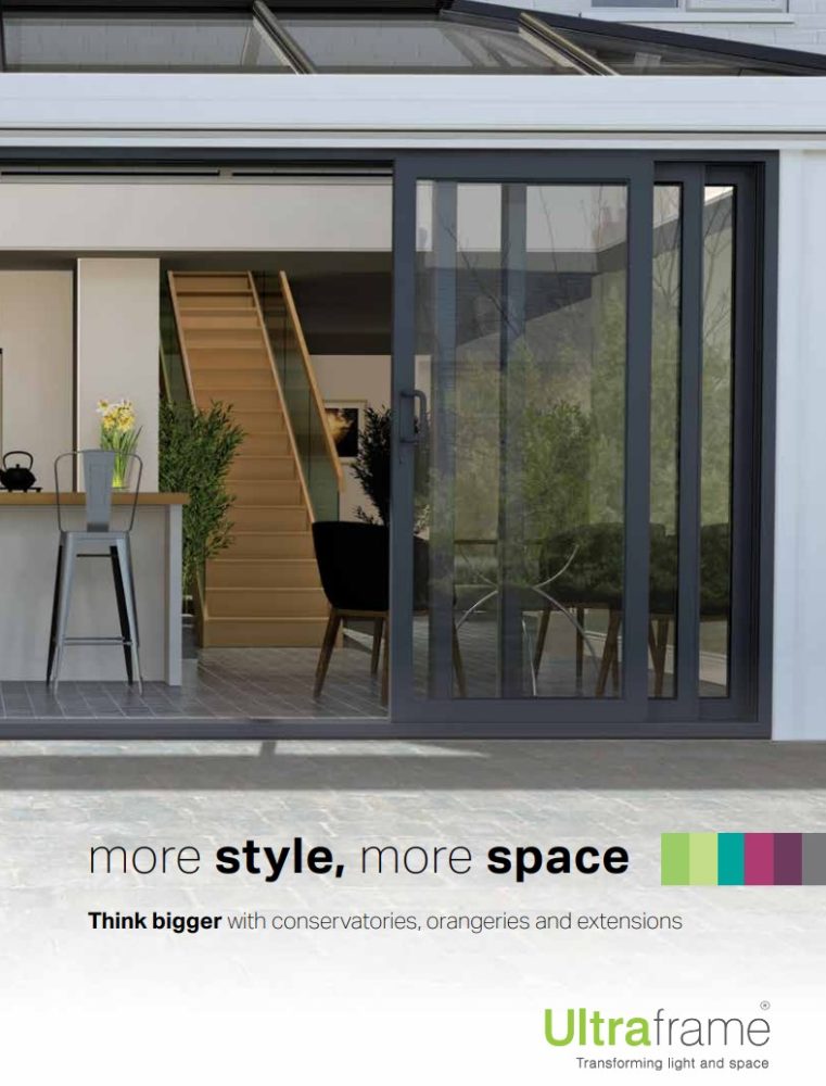 Front cover from the Ultraframe Brochure.