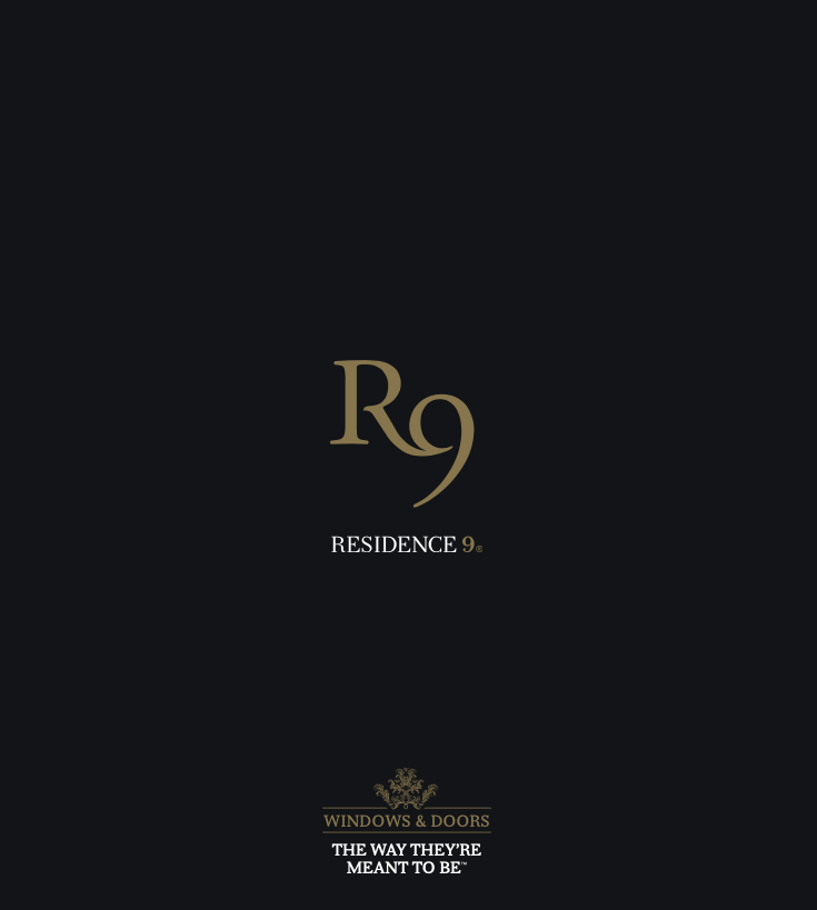 Residence 9 brochure cover
