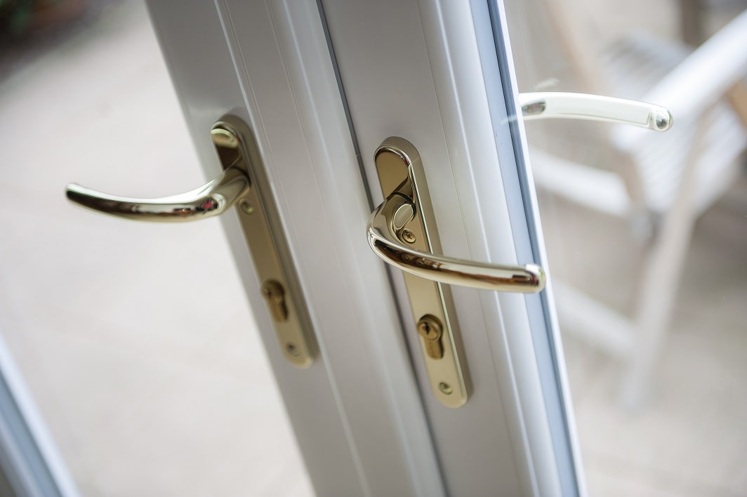 french doors close up shot 1