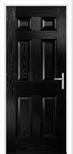 Black Composite Fire Door